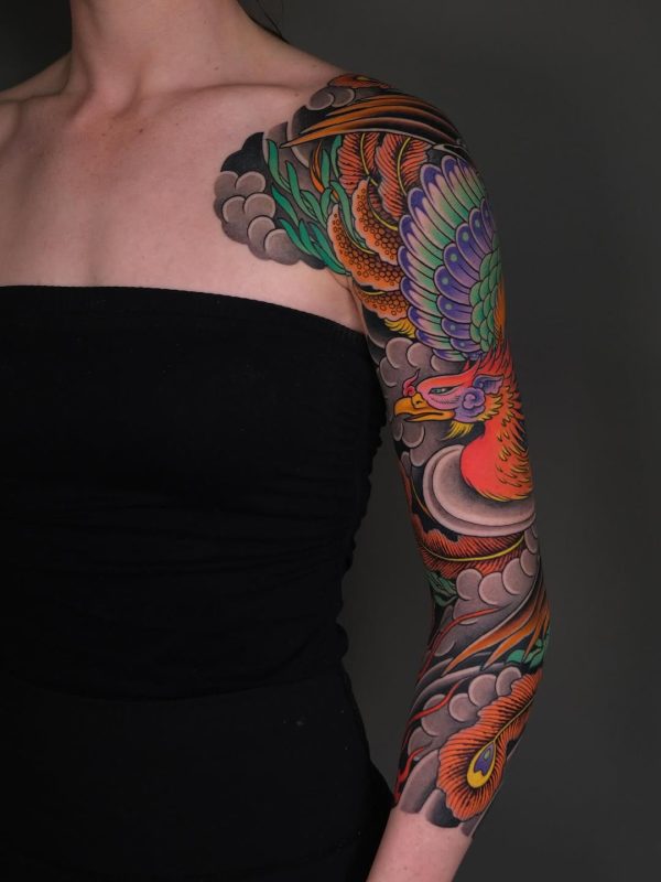 Colorful Phoenix Sleeve