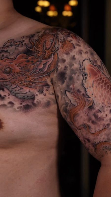 Koi Dragon Sleeve