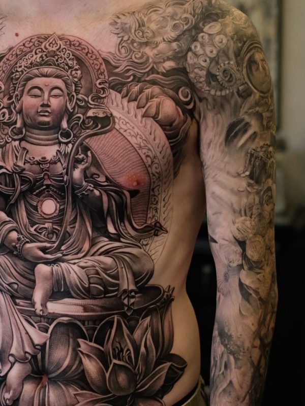 Buddha and Lotus
