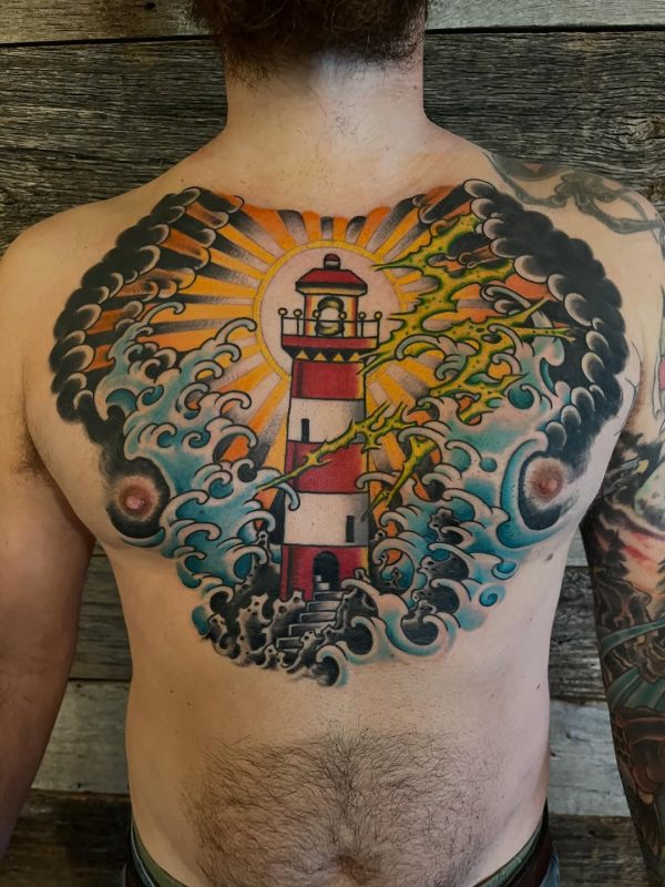 Lighthouse Waves