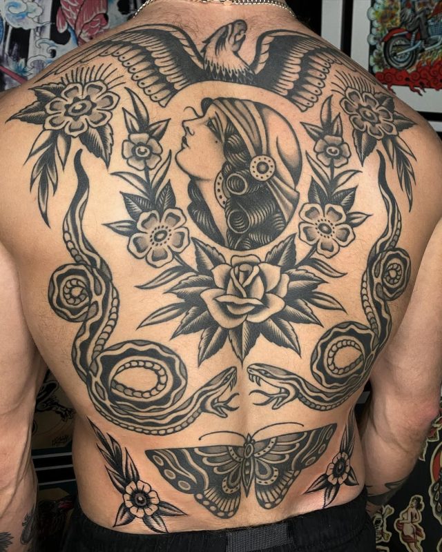 Traditional Backpiece