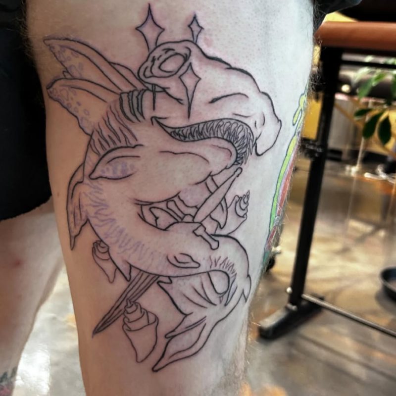 Shark Dagger Outline
