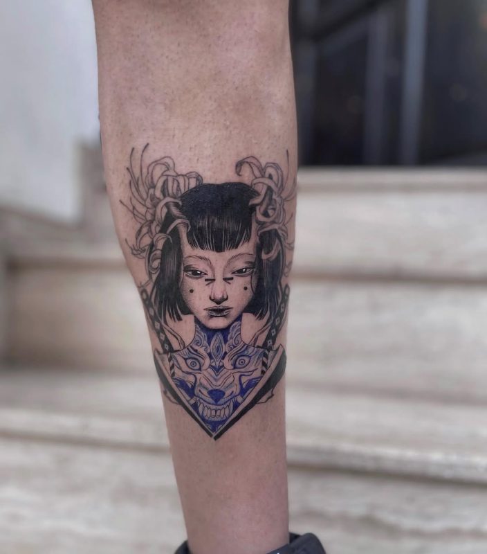 Woman and Wolf