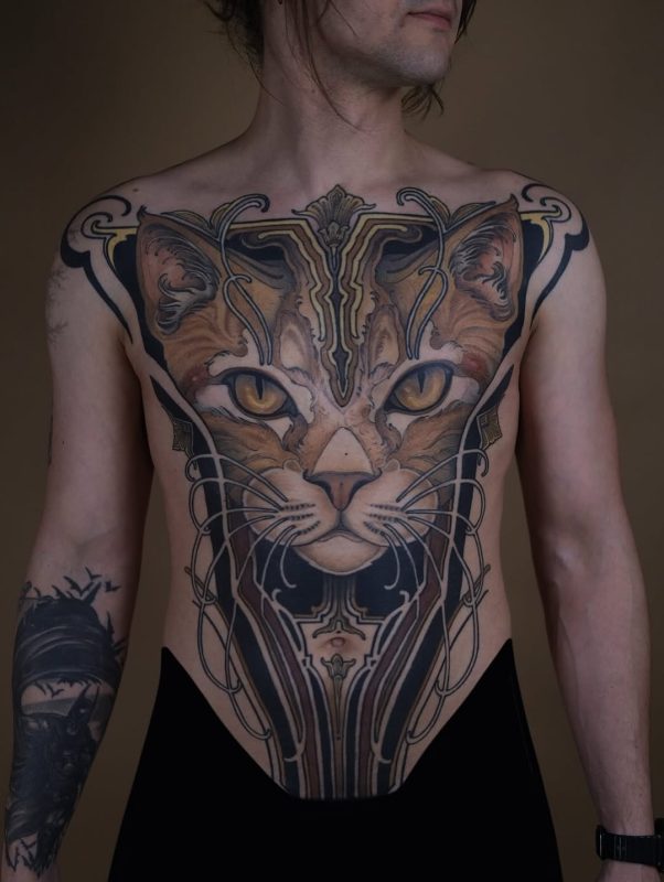 Cat Face Chest