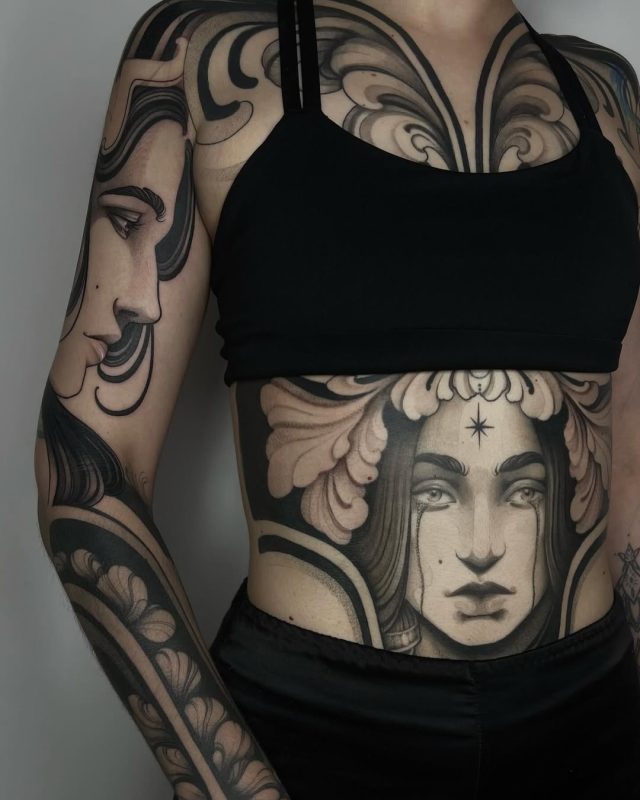 Black & Gray Portrait