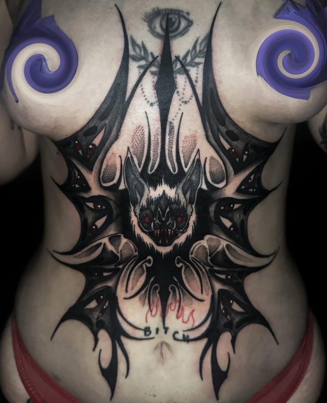 Bat Stomach Piece