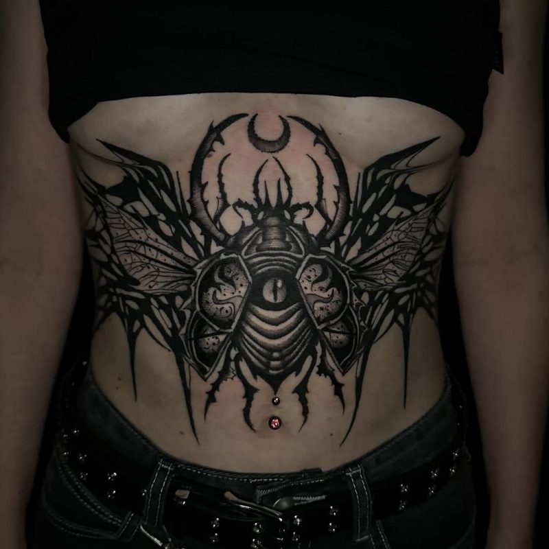 Insect with Crescent