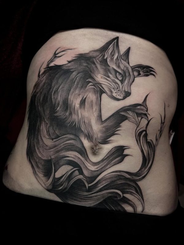 Etching Cat