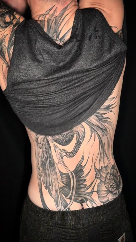 Black Gray Phoenix