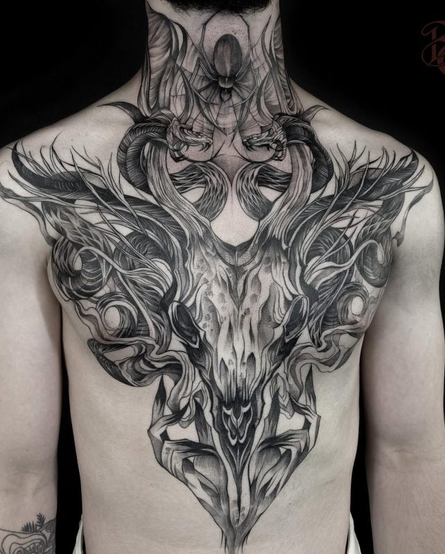 Abstract Skull