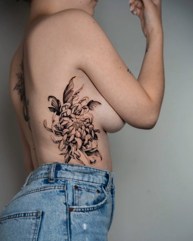 Floral Rib Piece