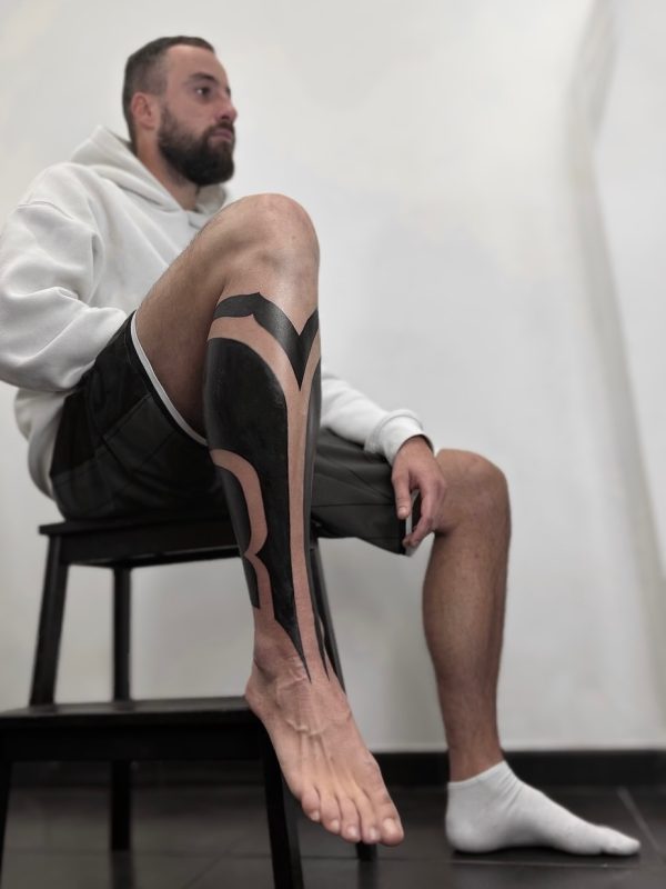 Bold Blackwork Calf