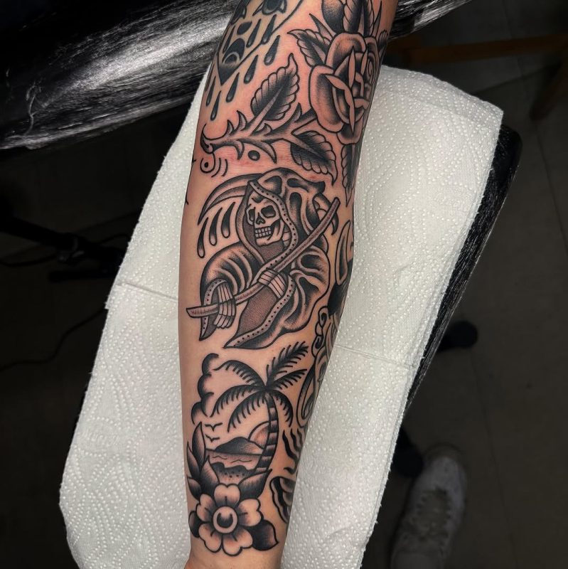 Grim Reaper Forearm