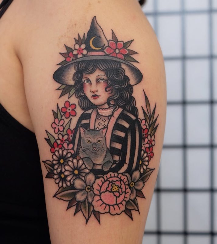 Witch and Cat