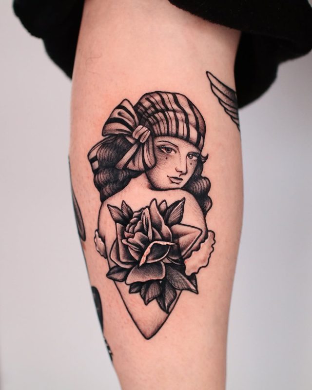Vintage Girl Rose