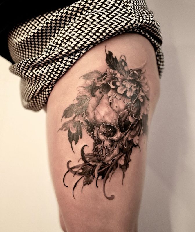 Floral Skull