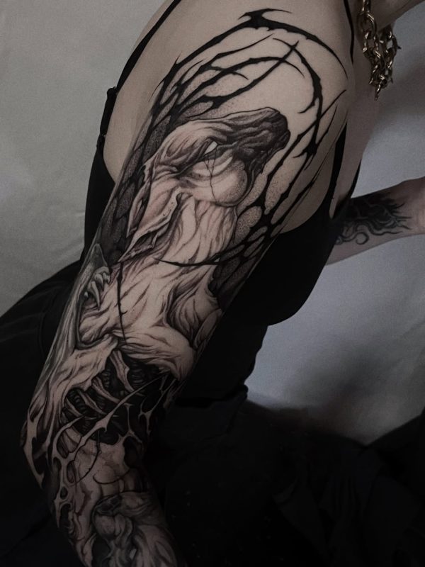 Dark Abstract Sleeve