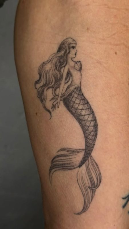 Fine Line Mermaid