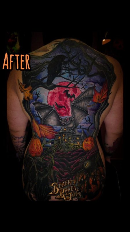 Halloween Backpiece