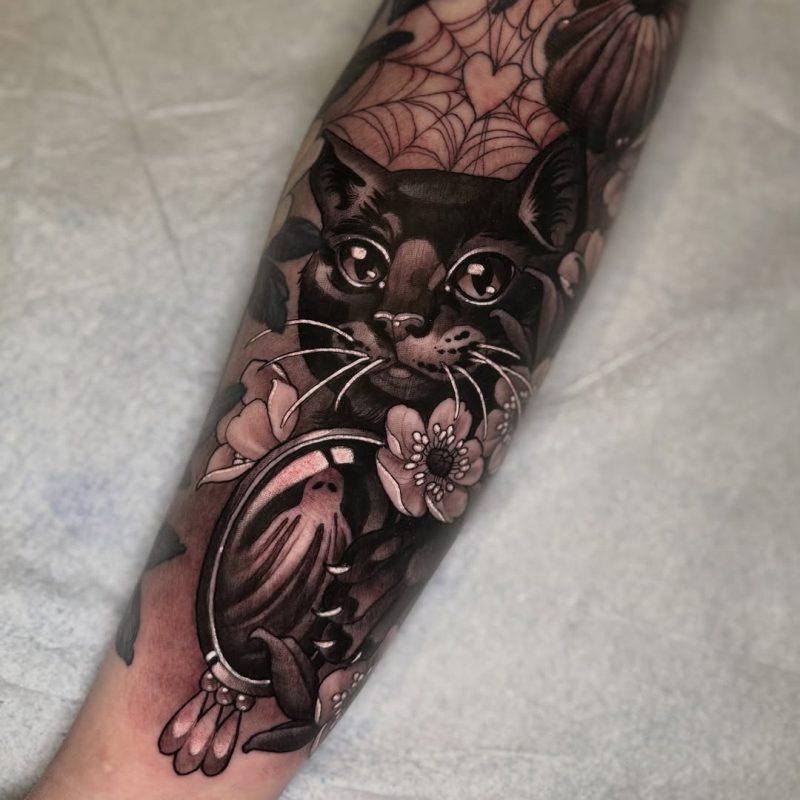 Black Cat Portrait