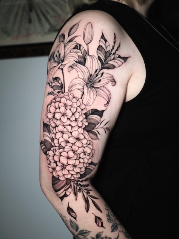 Floral Upper Arm