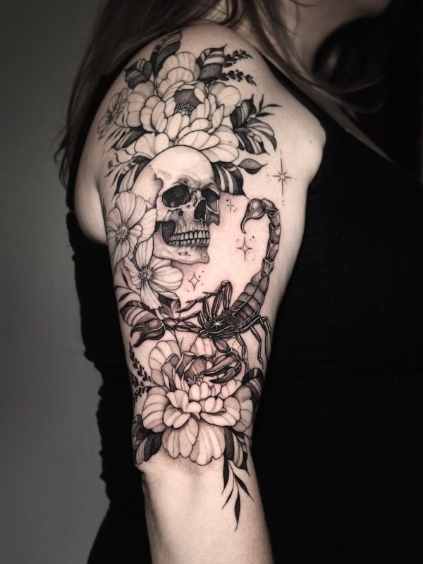Skull and Scorpion