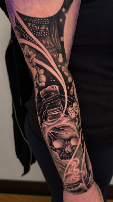 Poison Skull Bottle