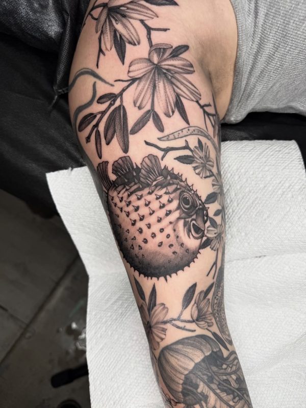 Puffer Fish Floral