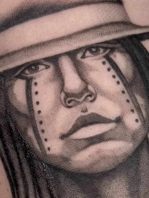 Tear Face Portrait
