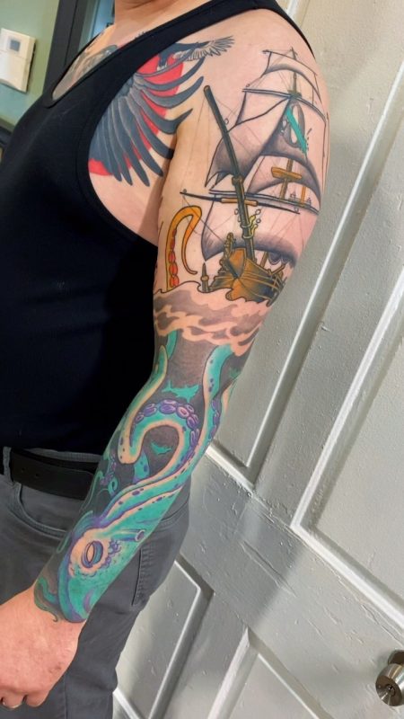 Sailing Kraken Sleeve