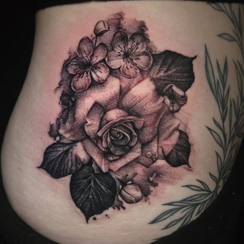 Black Gray Roses