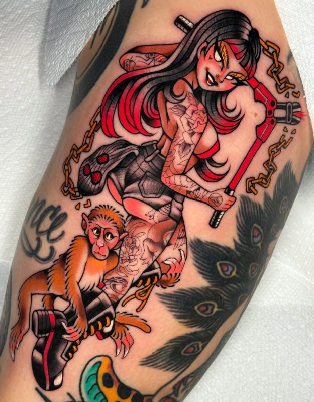 Comic Girl Monkey