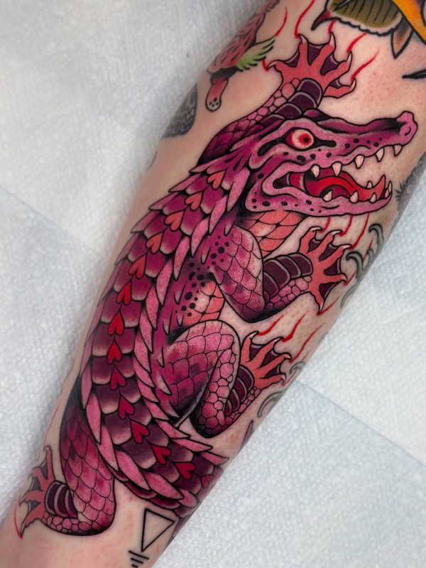 Pink Crocodile