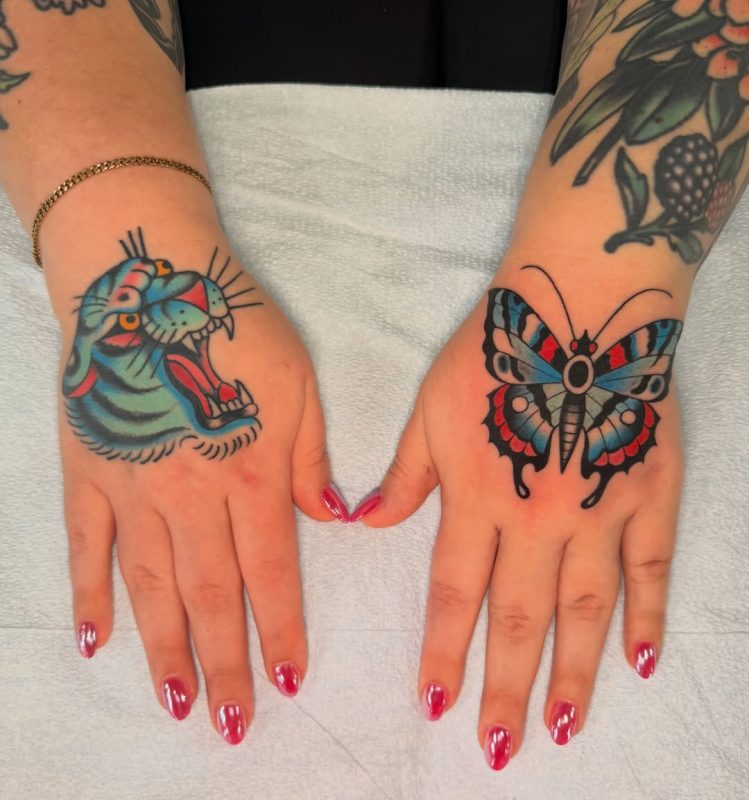 Tiger and Butterfly