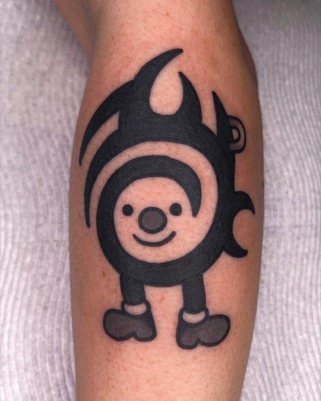 Blackwork Cartoon