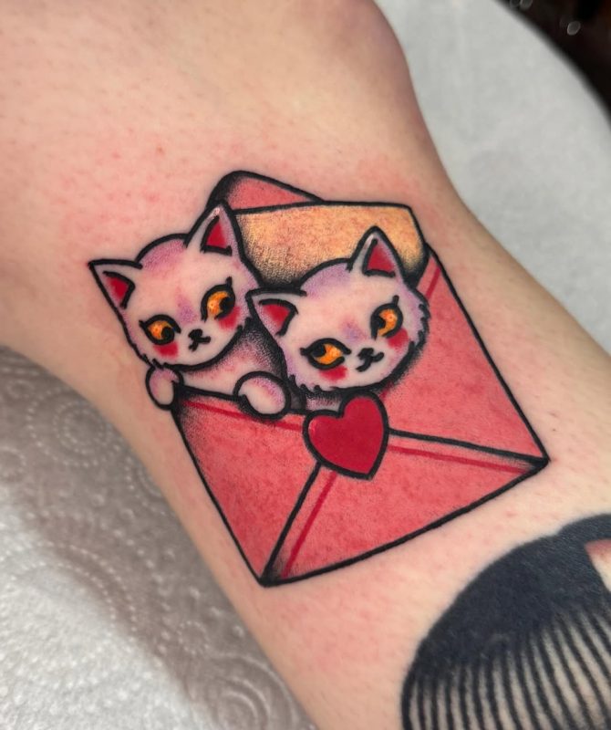 Cats in Envelope
