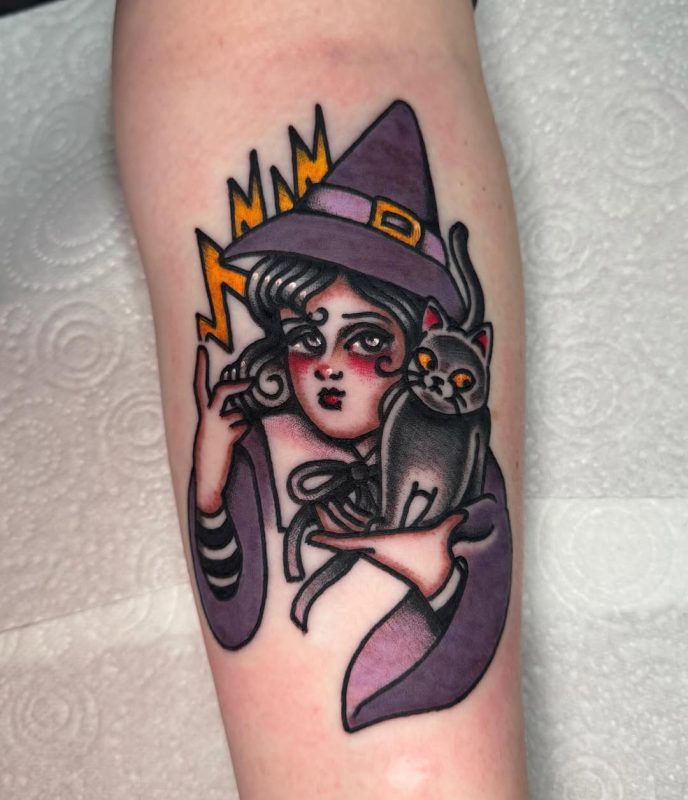 Witch and Cat