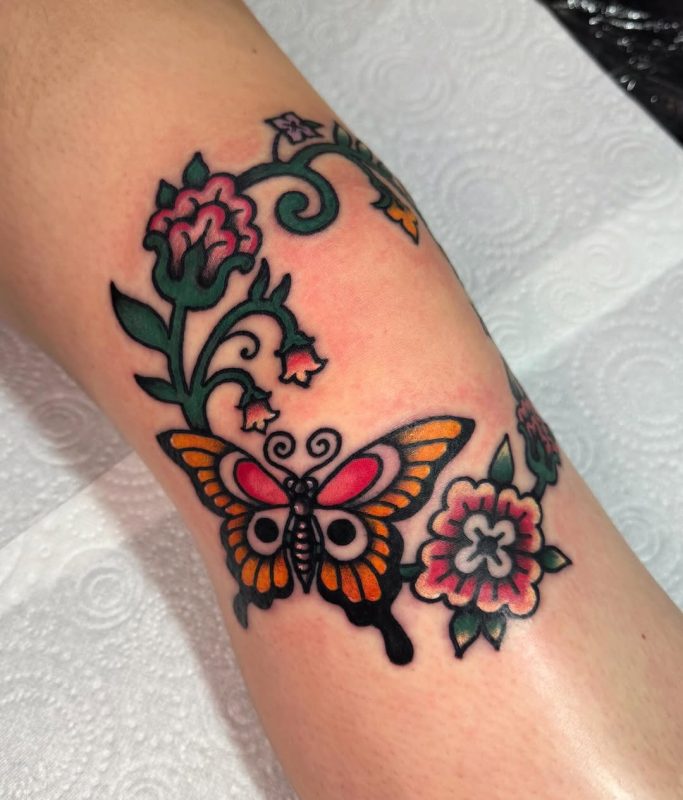 Butterfly floral