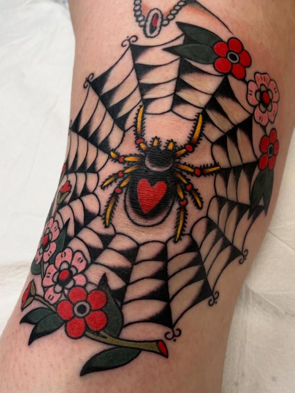 Spider Web Heart