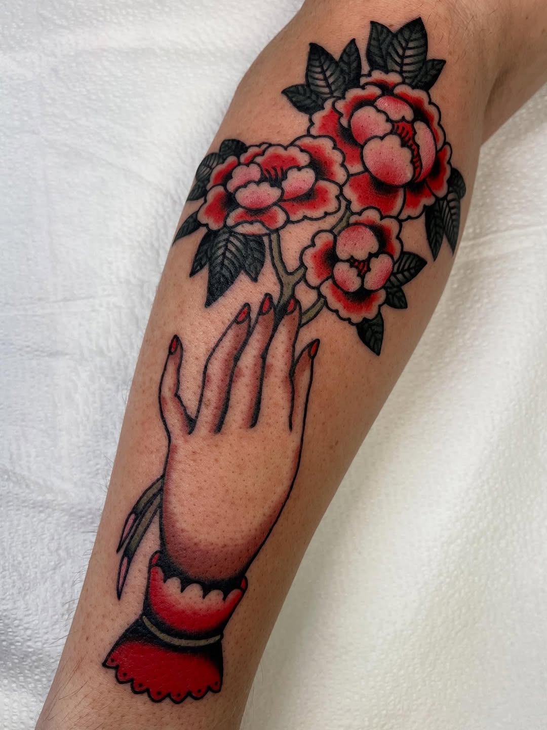 Hand with Flowers