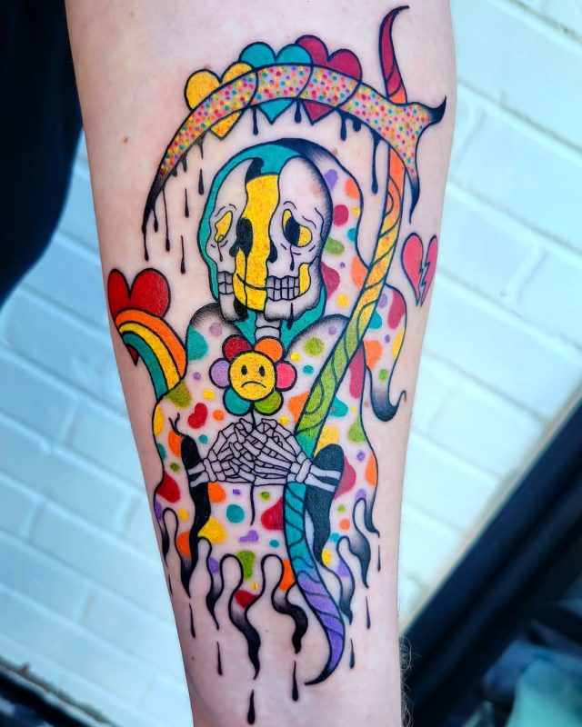 Colorful Grim Reaper