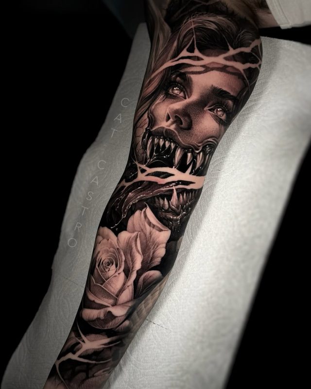 Dark Face Rose