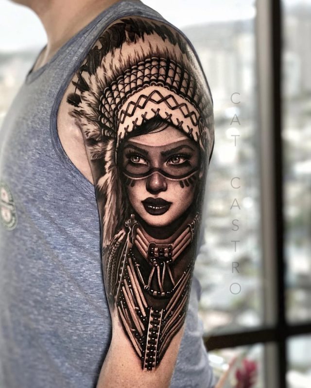 Native Woman Portrait