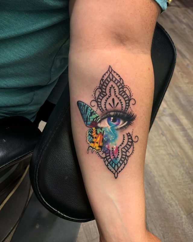 Colorful Eye Mandala