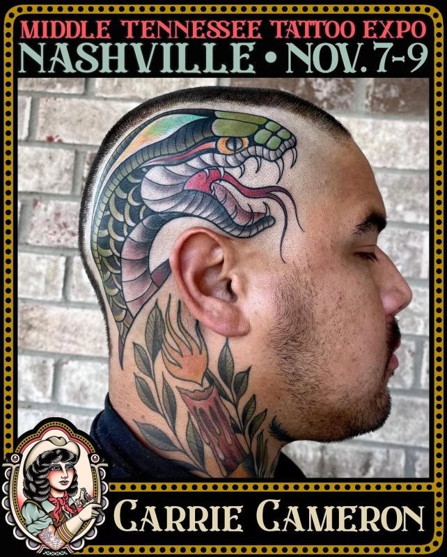 Snake Head Tattoo
