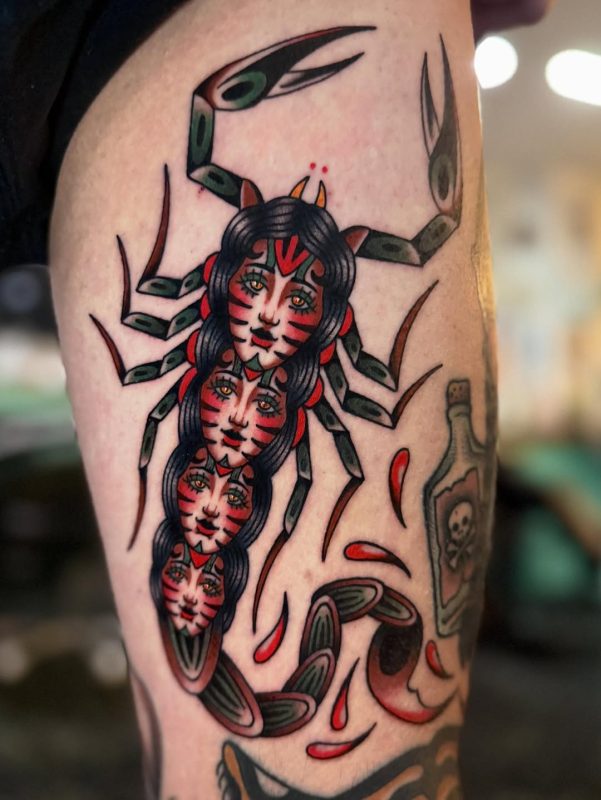 Faces Scorpion