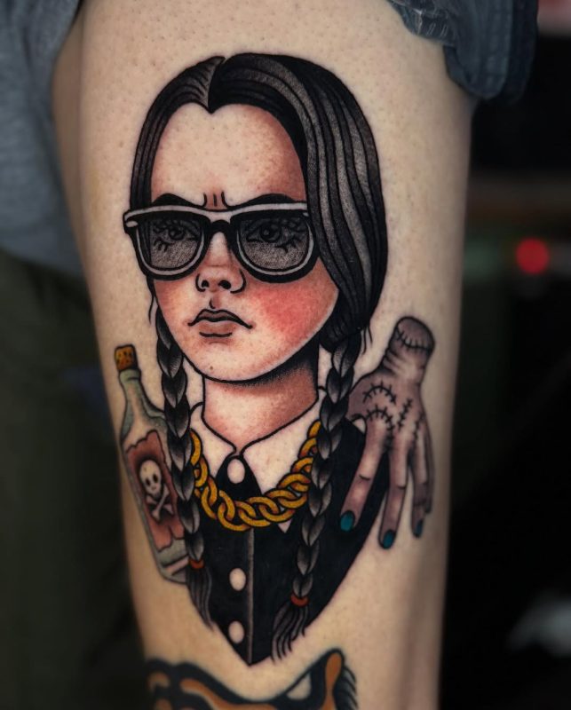 Grim Girl Portrait