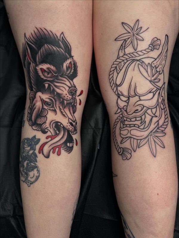 Wolf and Mask