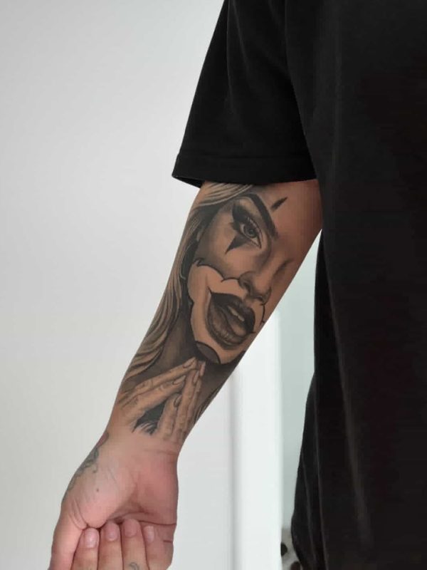 Clown Face Portrait