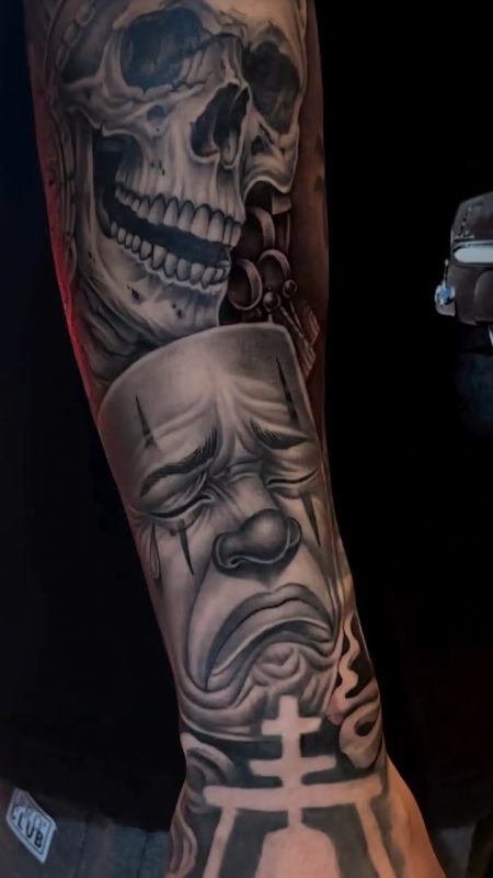 Skull and Clown